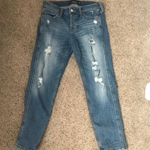 Hollister Ripped Boyfriend Jeans